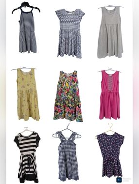 Girls Summer Dresses Lot